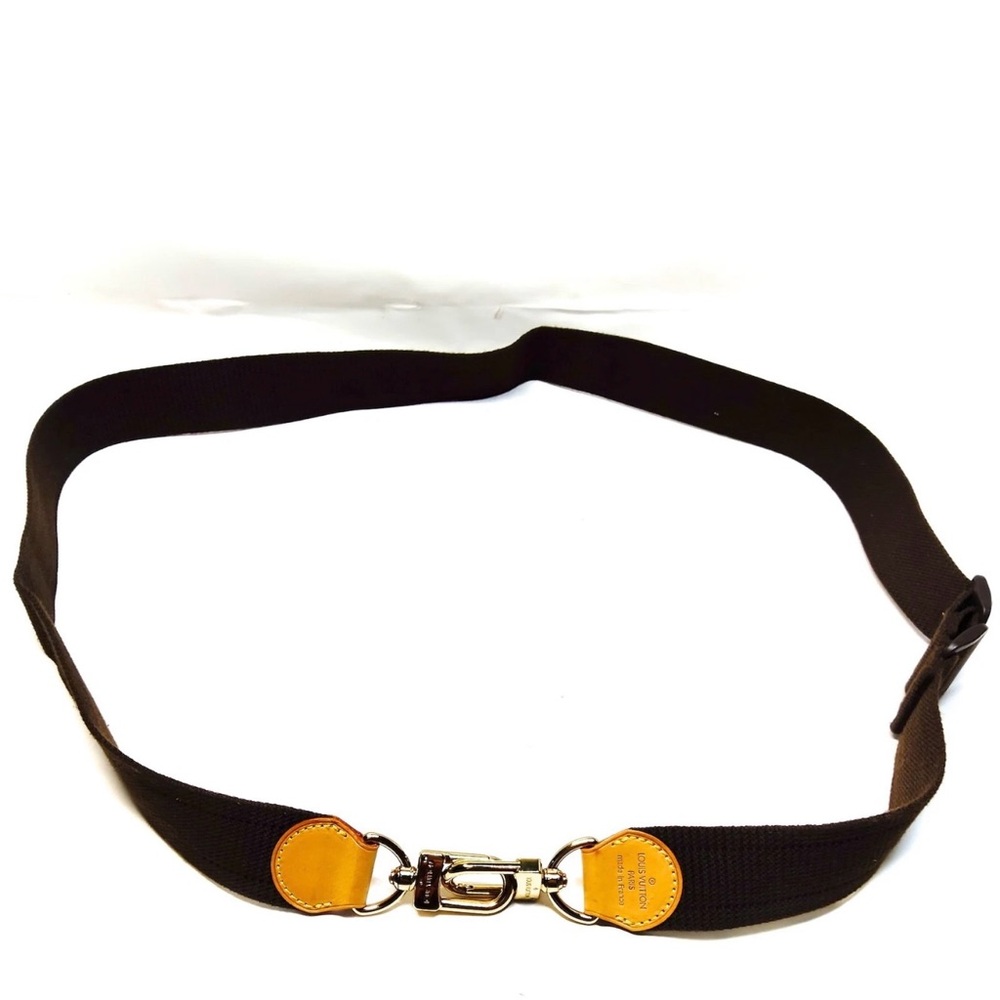 Louis Vuitton Brown and Gold Strap - Picture 2 of 9